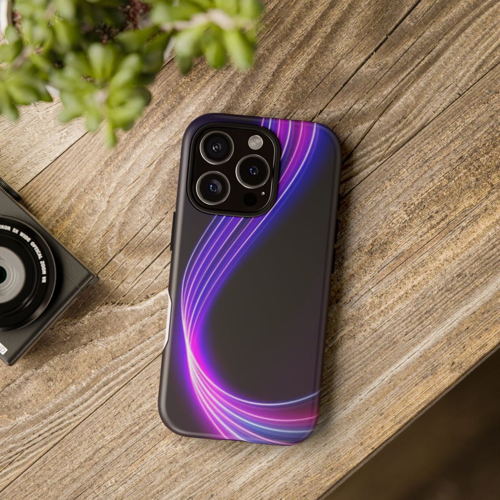 Neon Wave Tough Phone Case