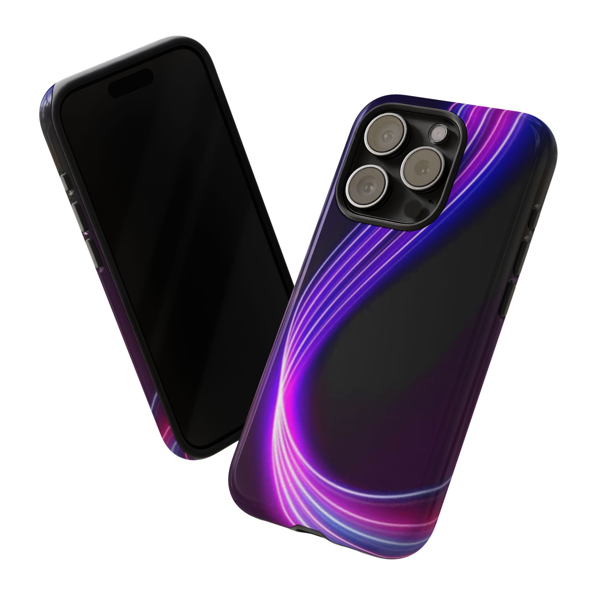 Neon Wave Tough Phone Case