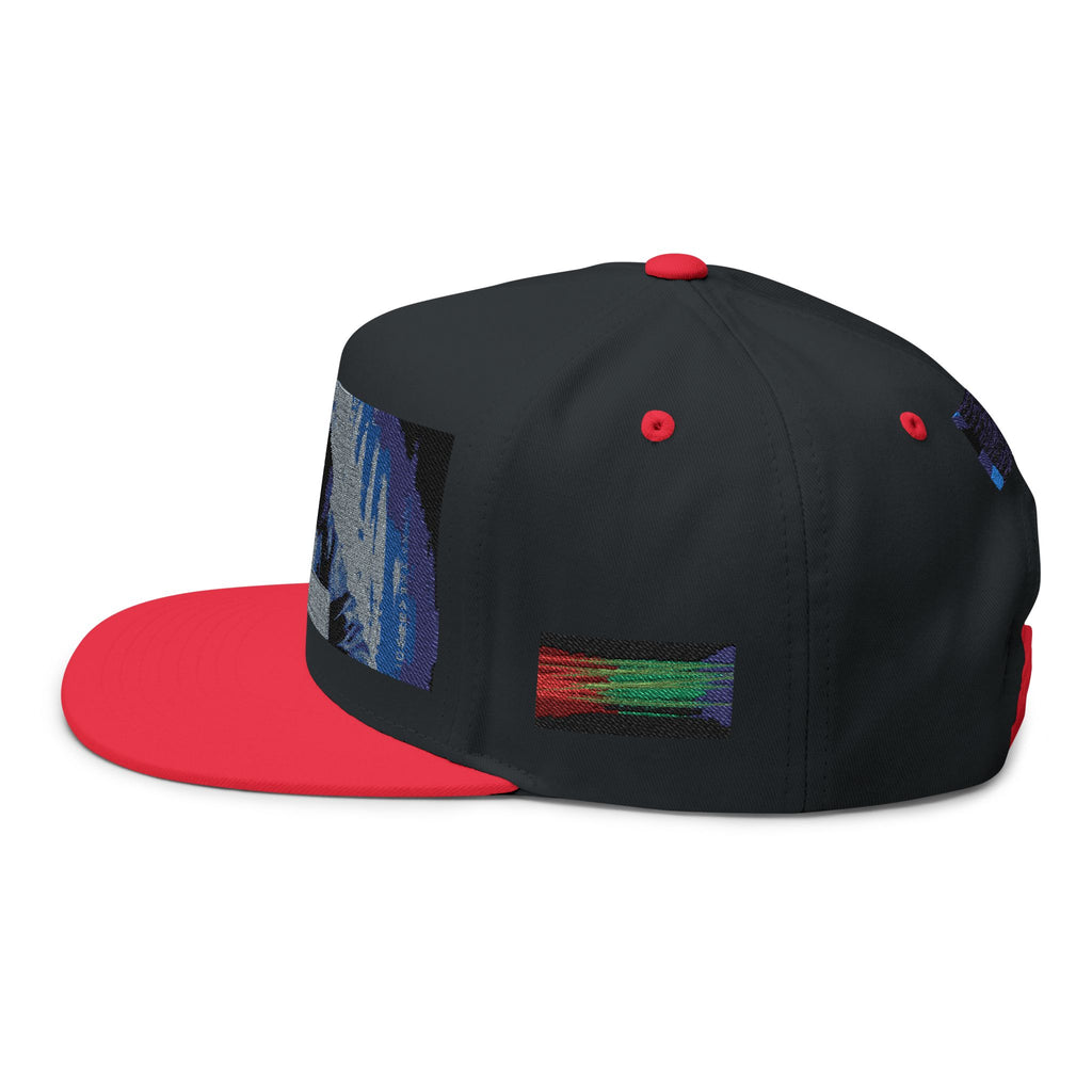 Hacker Rain Flat Bill Cap