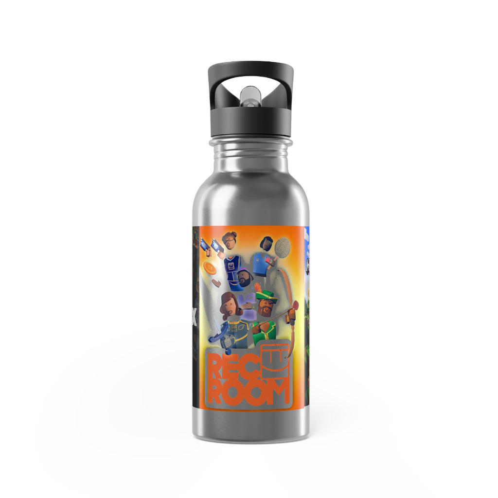 kids Gaming Stainless Steel Water Bottle with Straw — 20oz