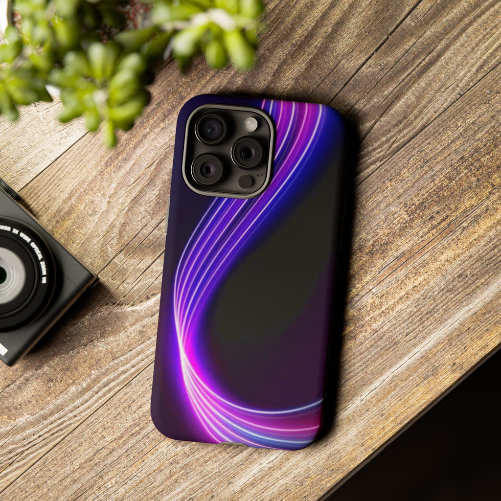 Neon Wave Tough Phone Case