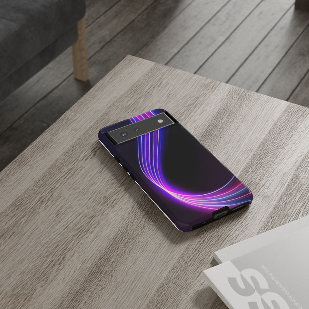 Neon Wave Tough Phone Case