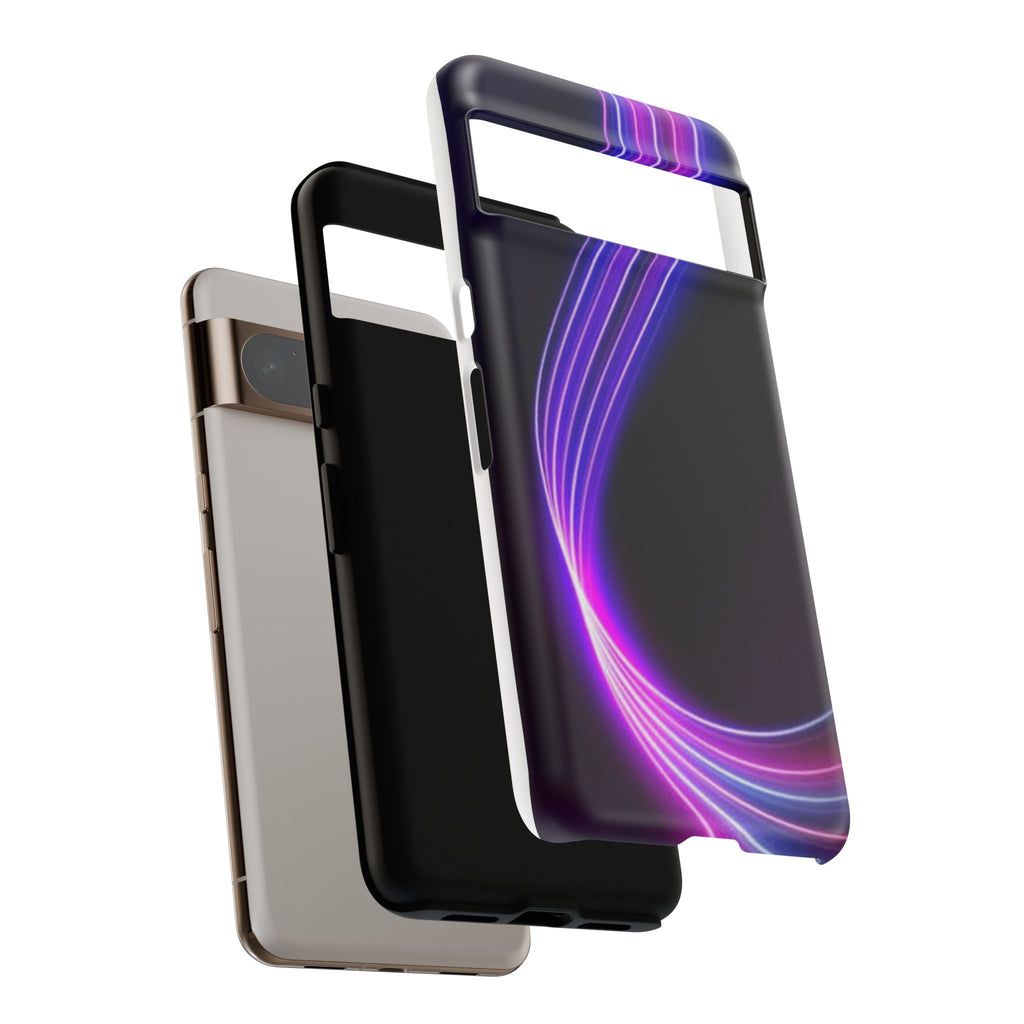 Neon Wave Tough Phone Case