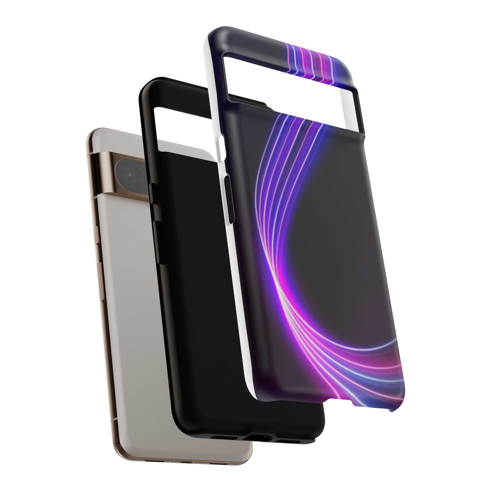 Neon Wave Tough Phone Case