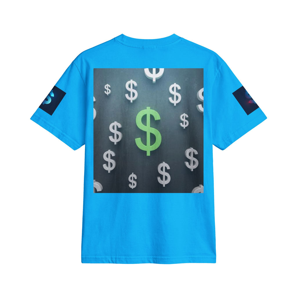 Money Symbol Graphic T-Shirt — Stock Market Candlestick Design