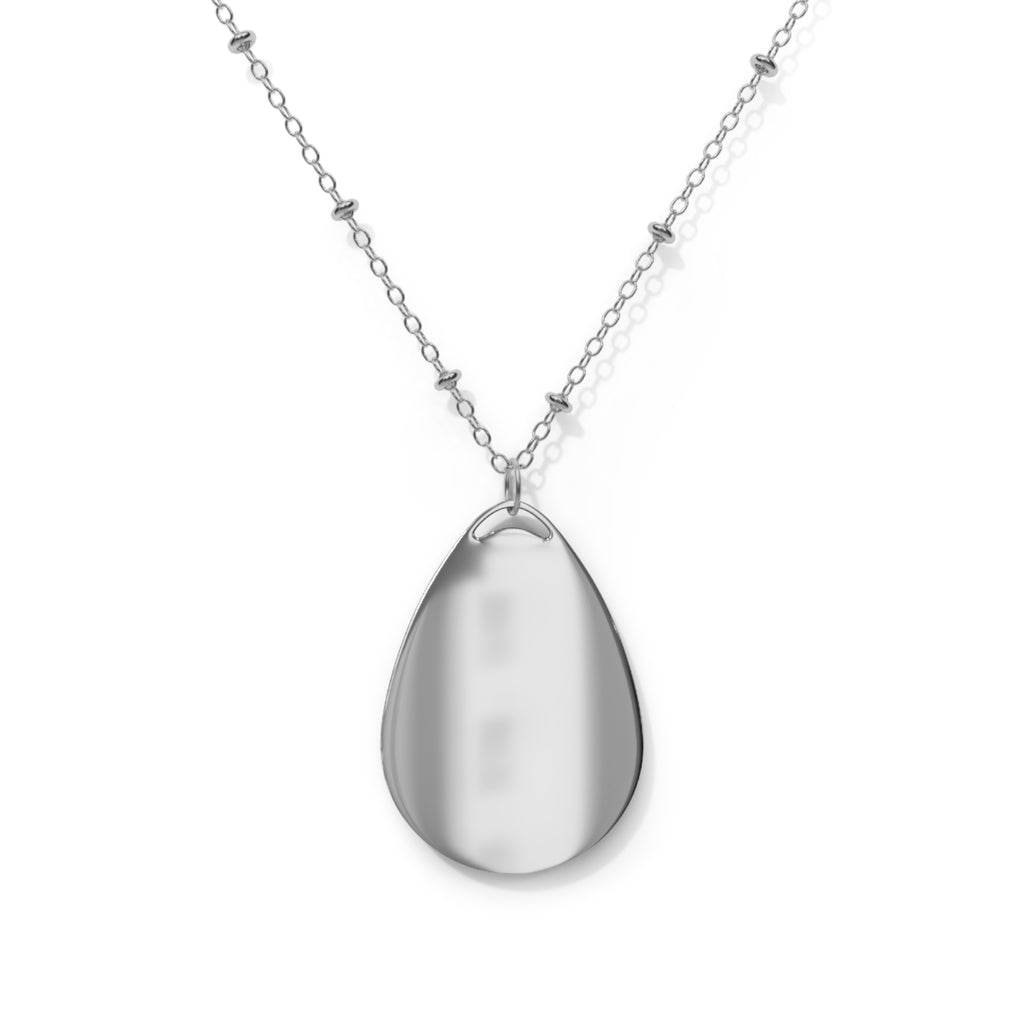 Oval FROST TEARS Necklace