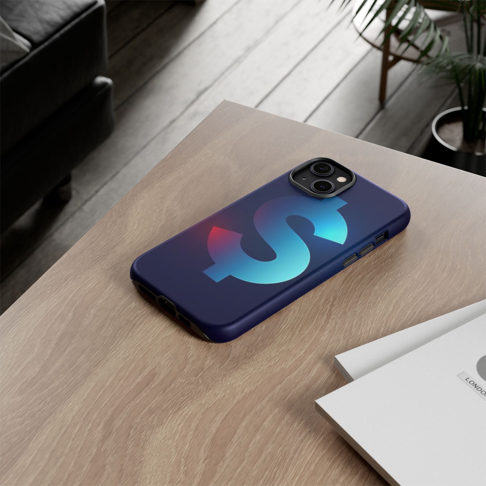 Dollar Sign Tough Phone Case — Protective Glossy Money Symbol iPhone Case