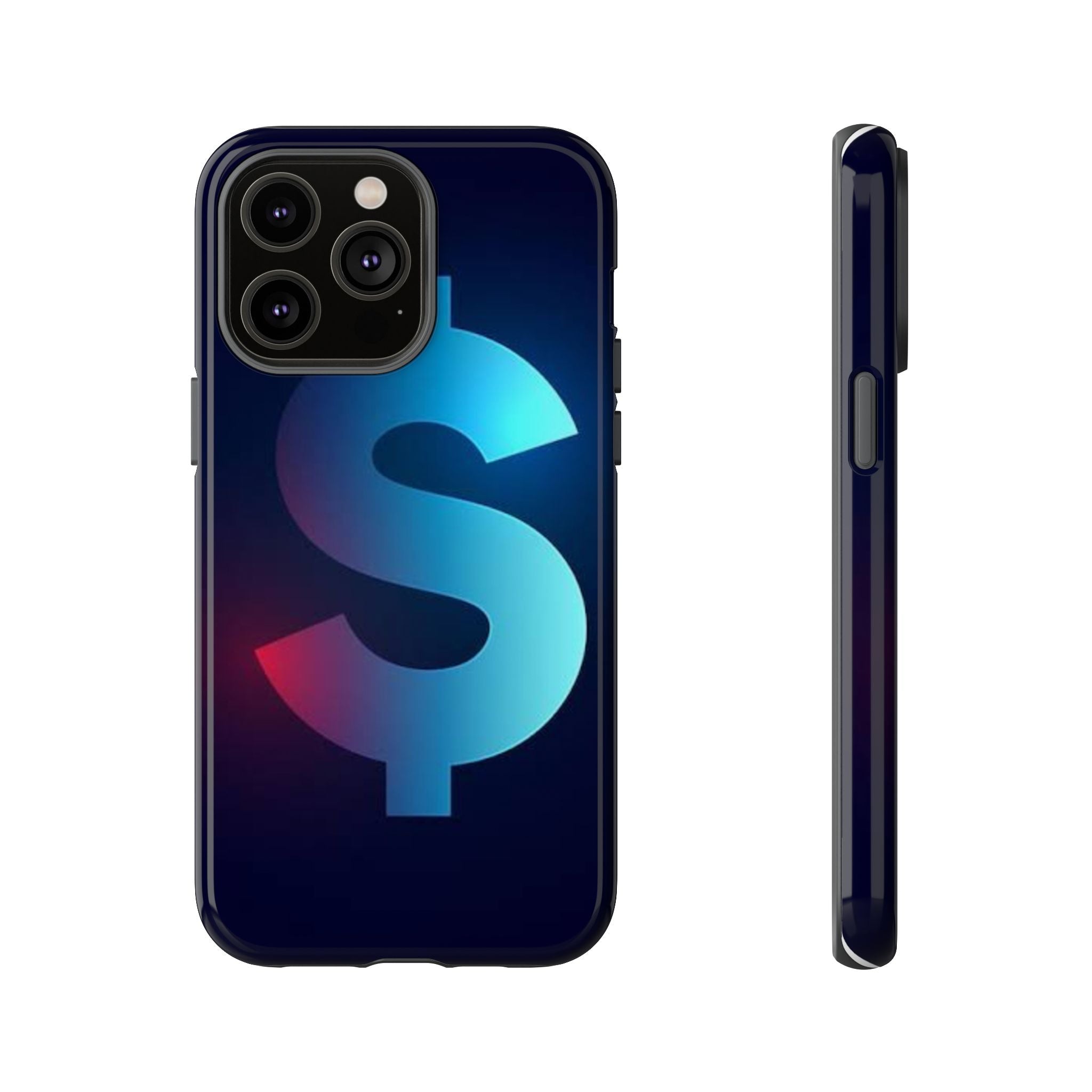 Dollar Sign Tough Phone Case — Protective Glossy Money Symbol iPhone Case