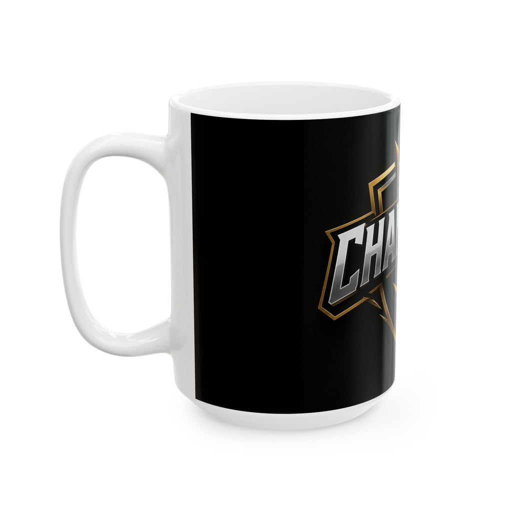 Champions Gold Crest Ceramic Mug