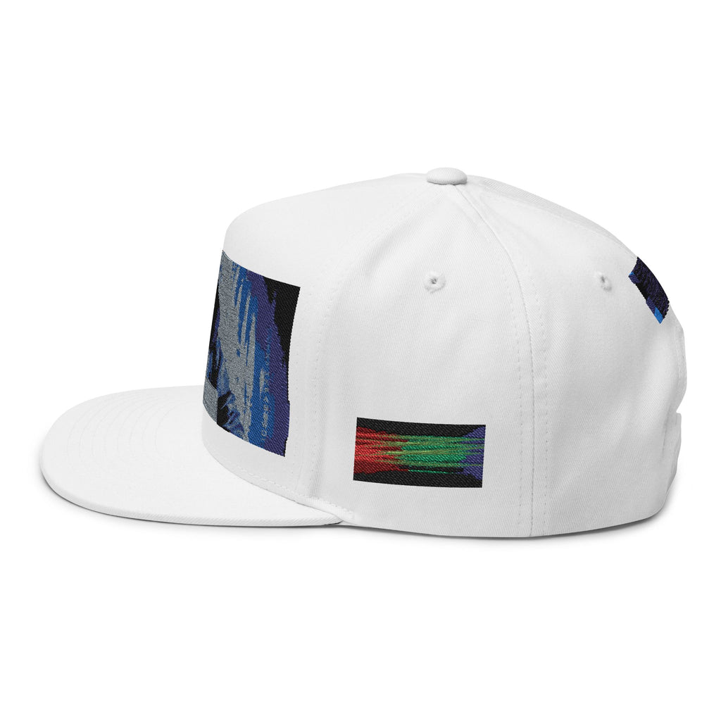 Hacker Rain Flat Bill Cap