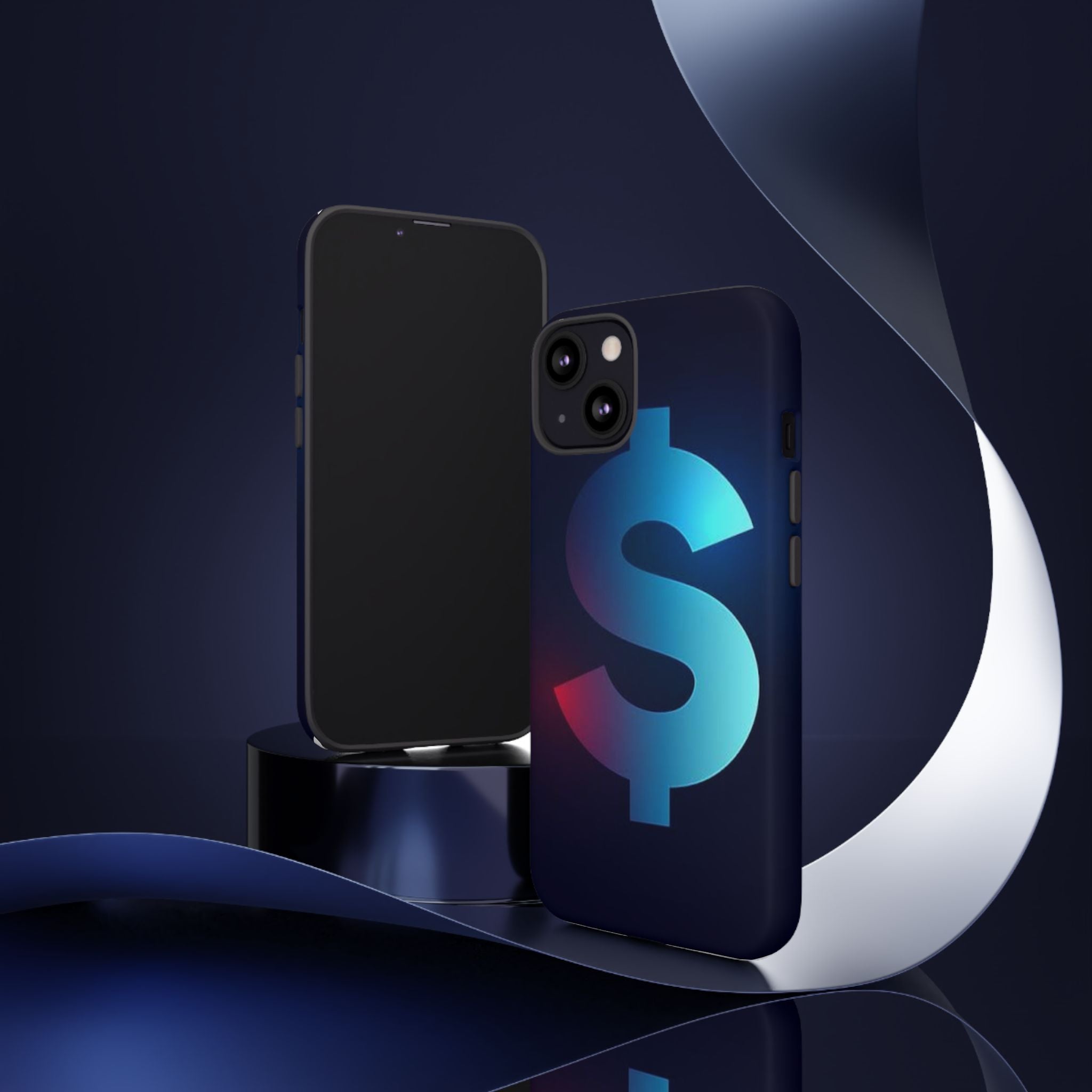 Dollar Sign Tough Phone Case — Protective Glossy Money Symbol iPhone Case