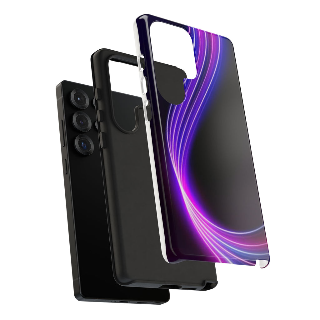 Neon Wave Tough Phone Case