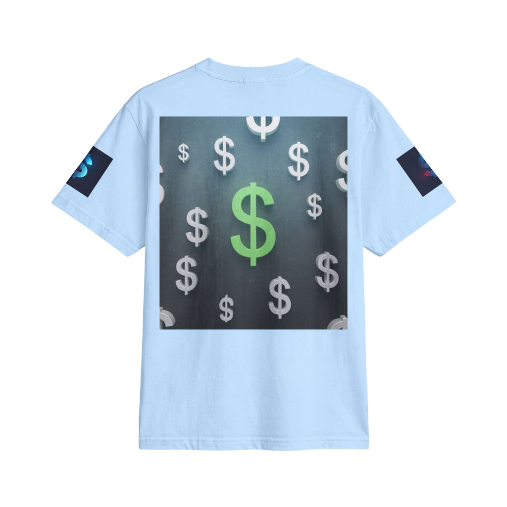Money Symbol Graphic T-Shirt — Stock Market Candlestick Design