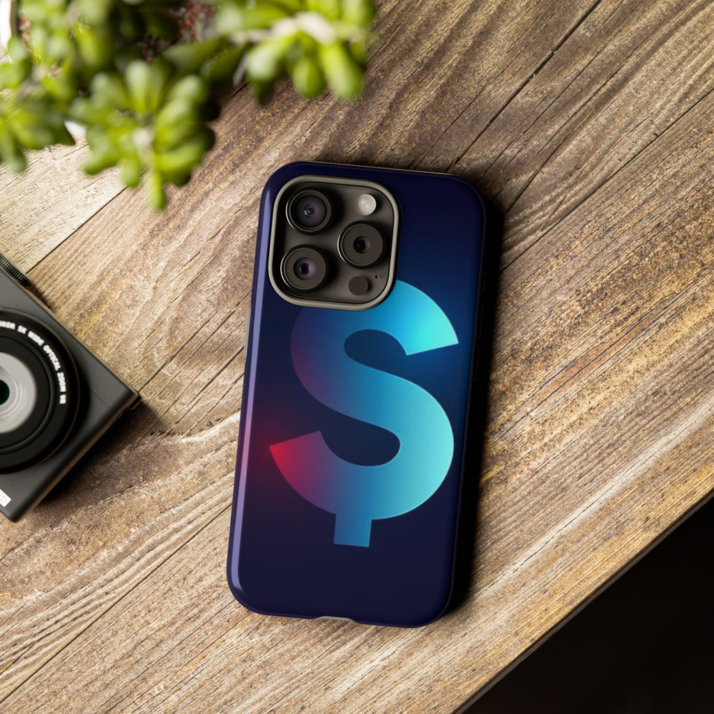 Dollar Sign Tough Phone Case — Protective Glossy Money Symbol iPhone Case