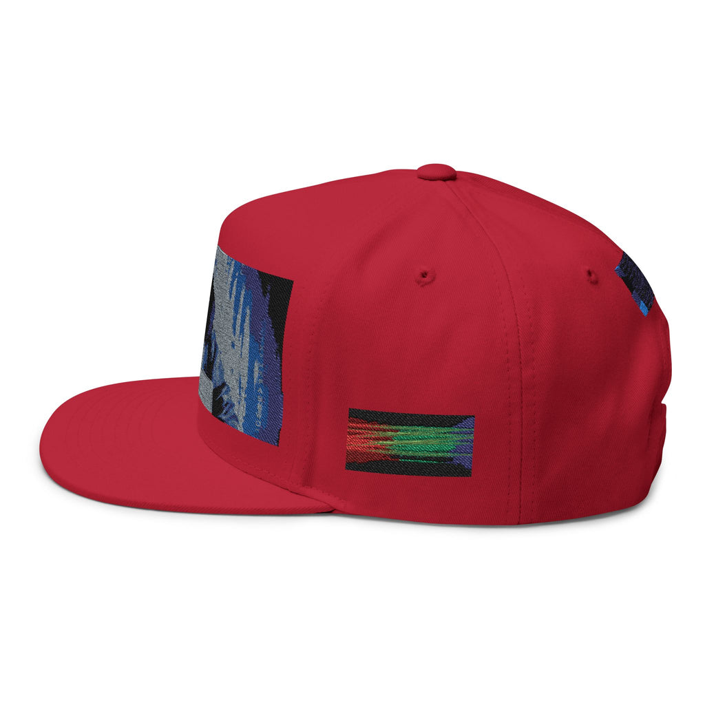Hacker Rain Flat Bill Cap