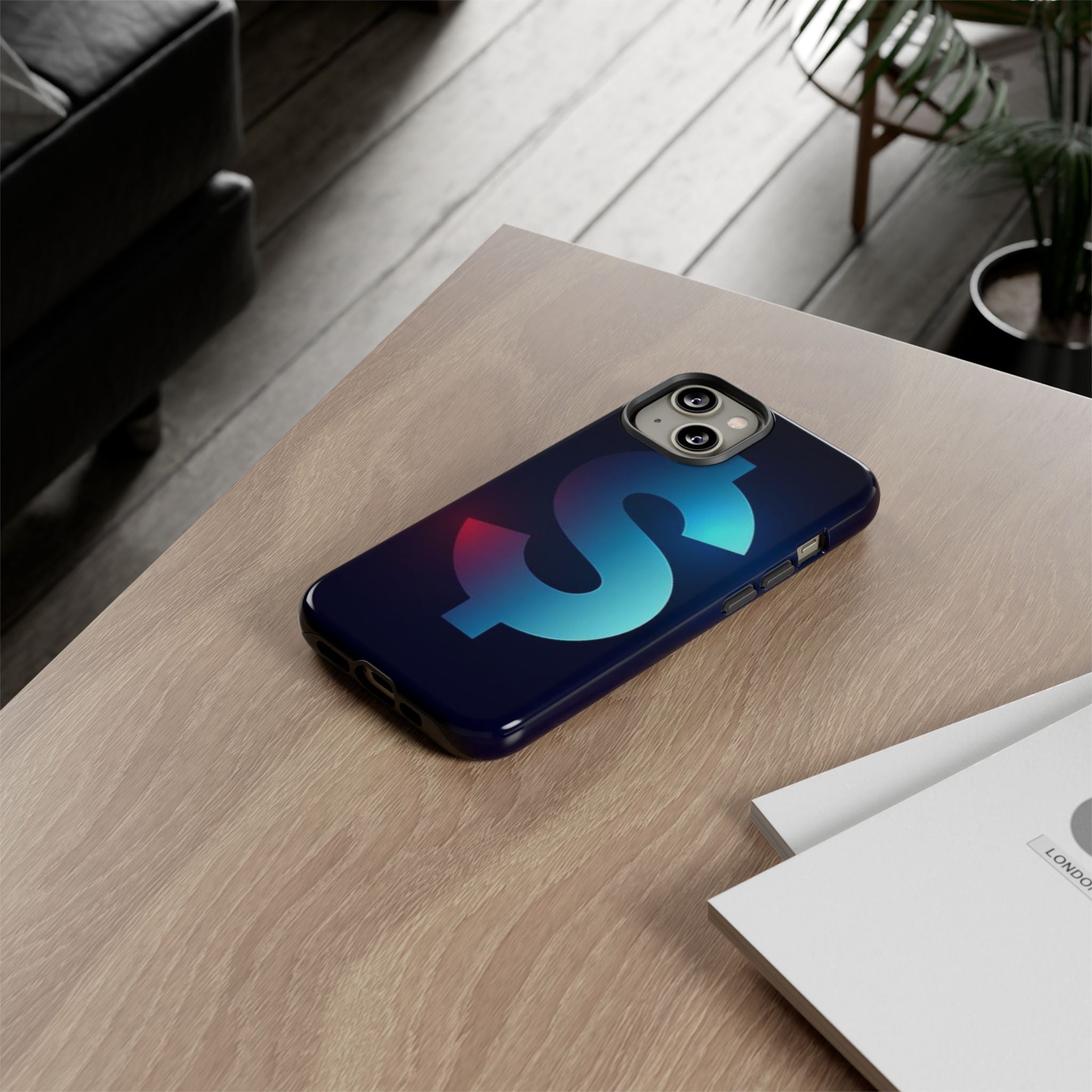 Dollar Sign Tough Phone Case — Protective Glossy Money Symbol iPhone Case