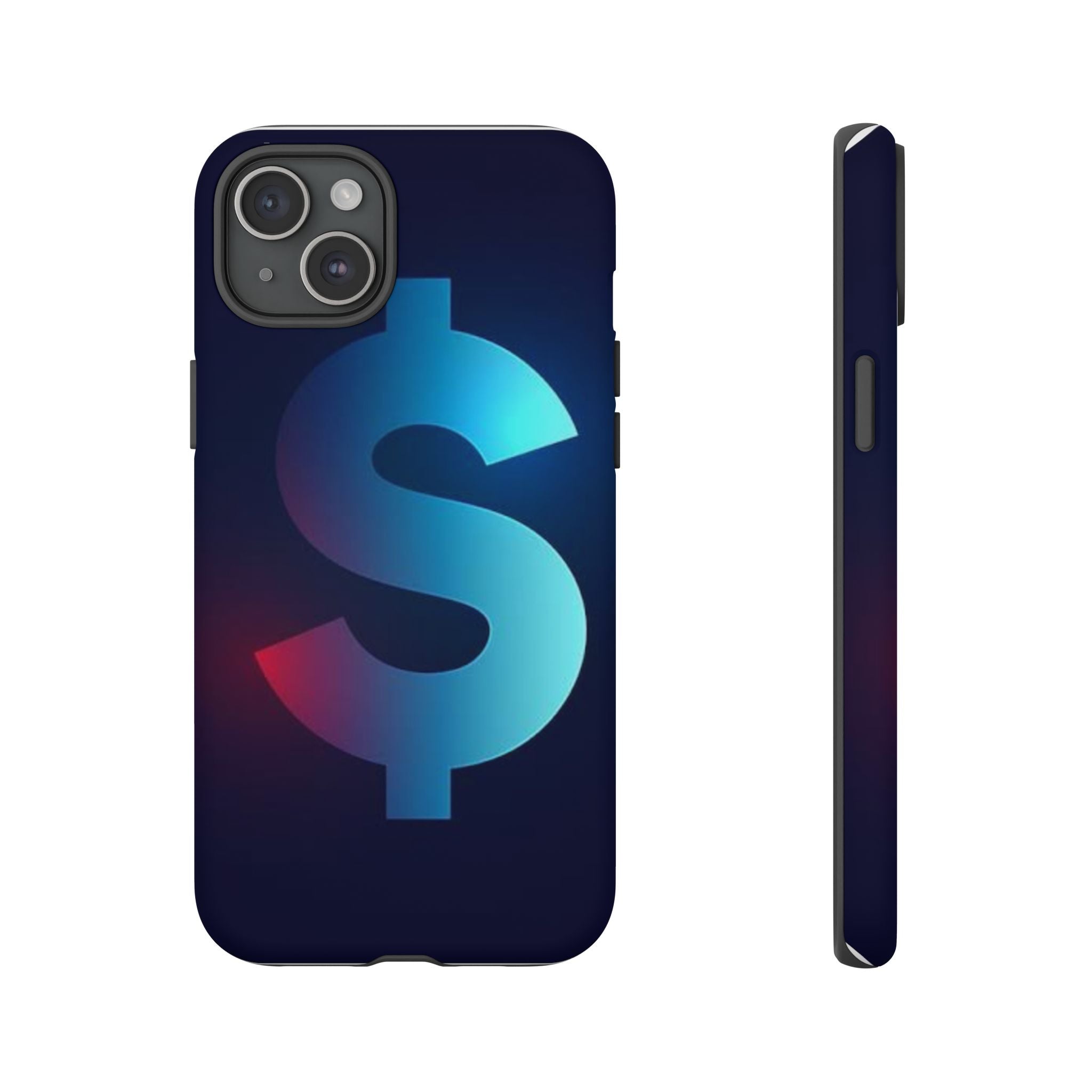 Dollar Sign Tough Phone Case — Protective Glossy Money Symbol iPhone Case