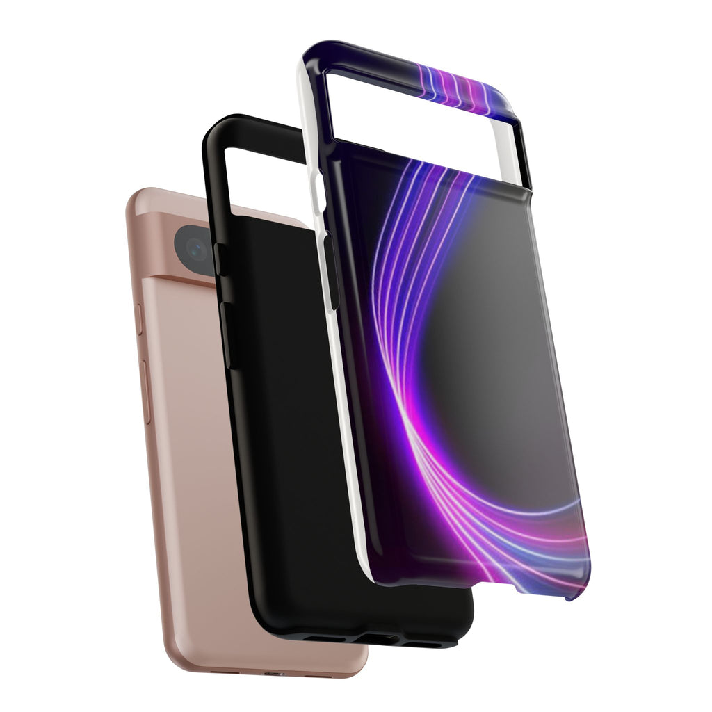 Neon Wave Tough Phone Case