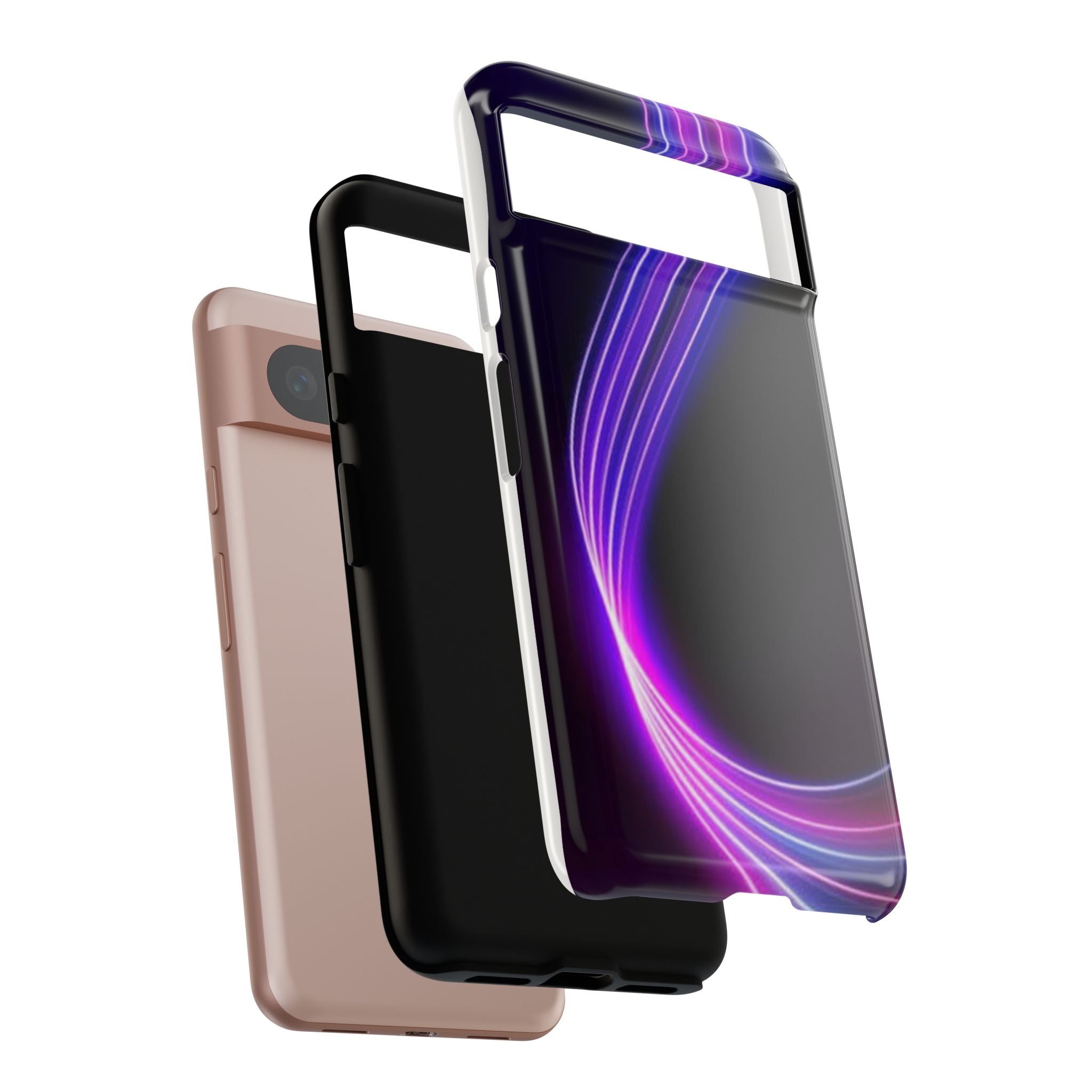 Neon Wave Tough Phone Case