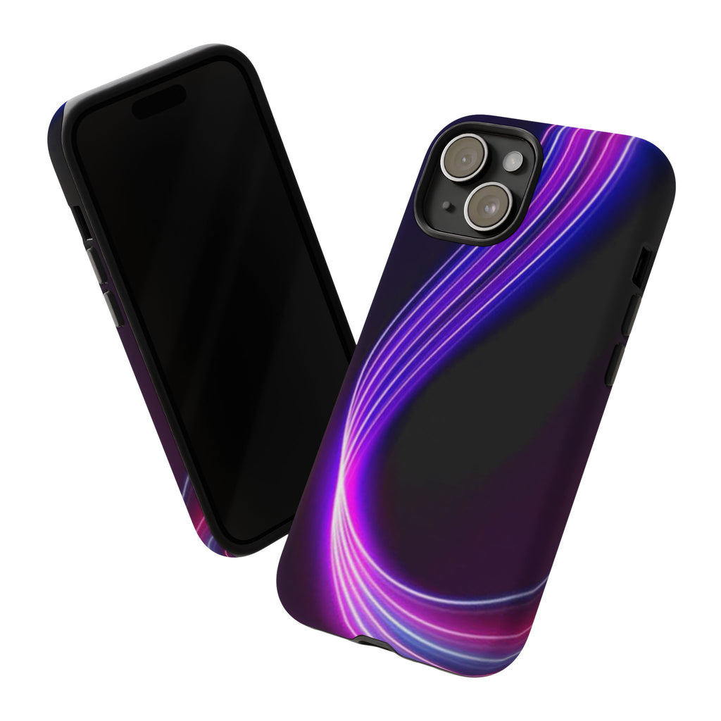 Neon Wave Tough Phone Case