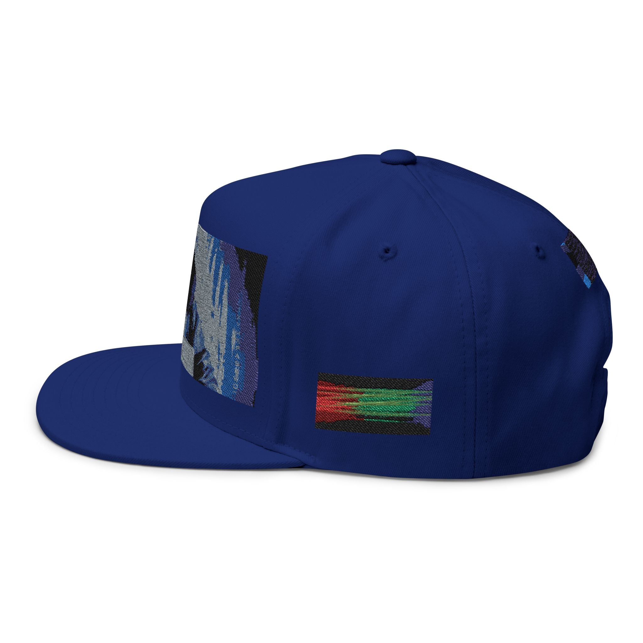 Hacker Rain Flat Bill Cap
