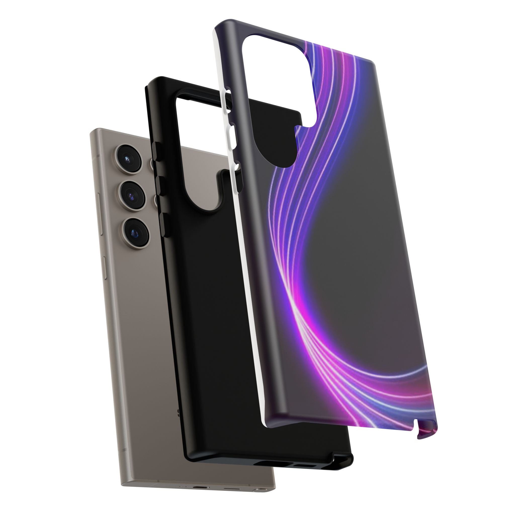 Neon Wave Tough Phone Case