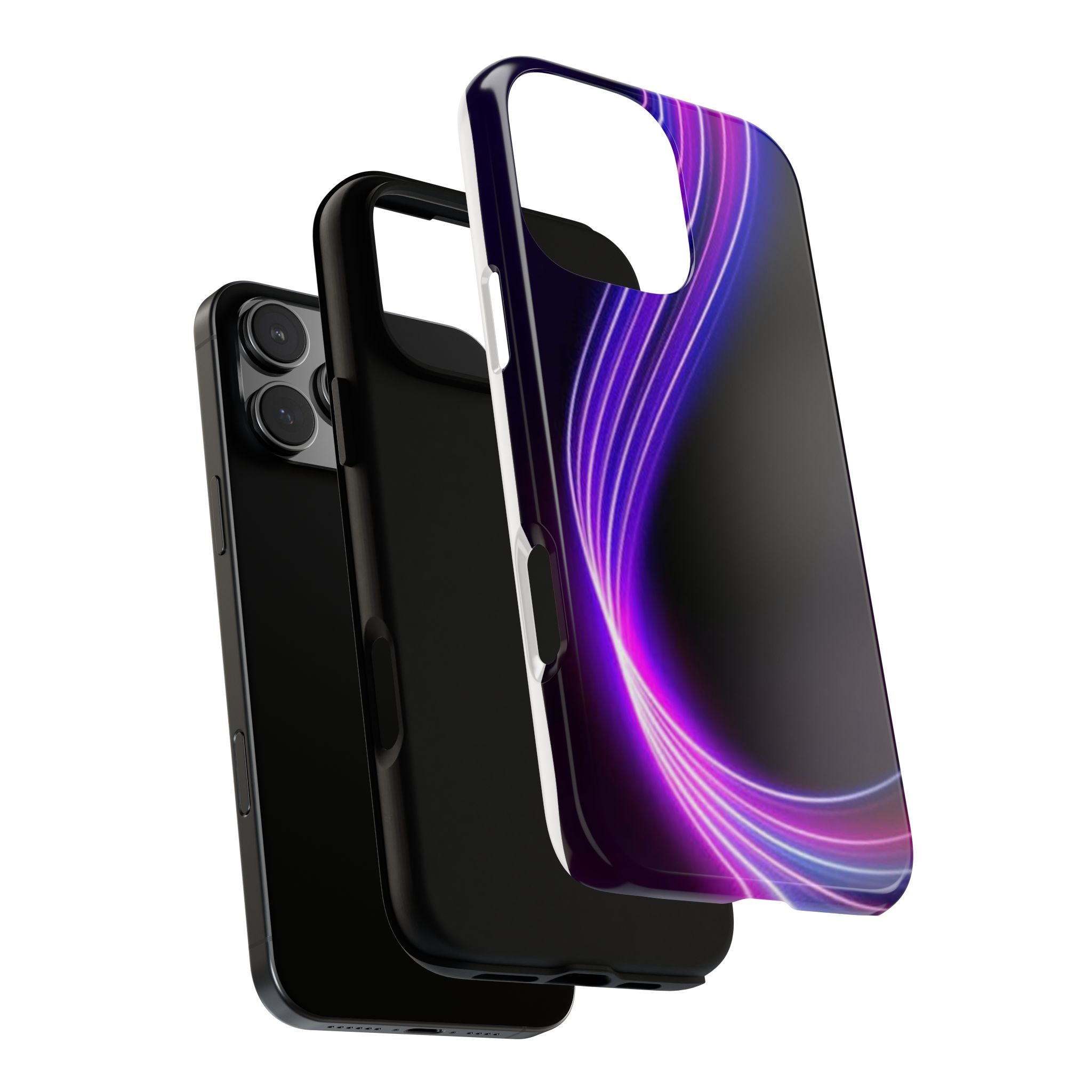 Neon Wave Tough Phone Case