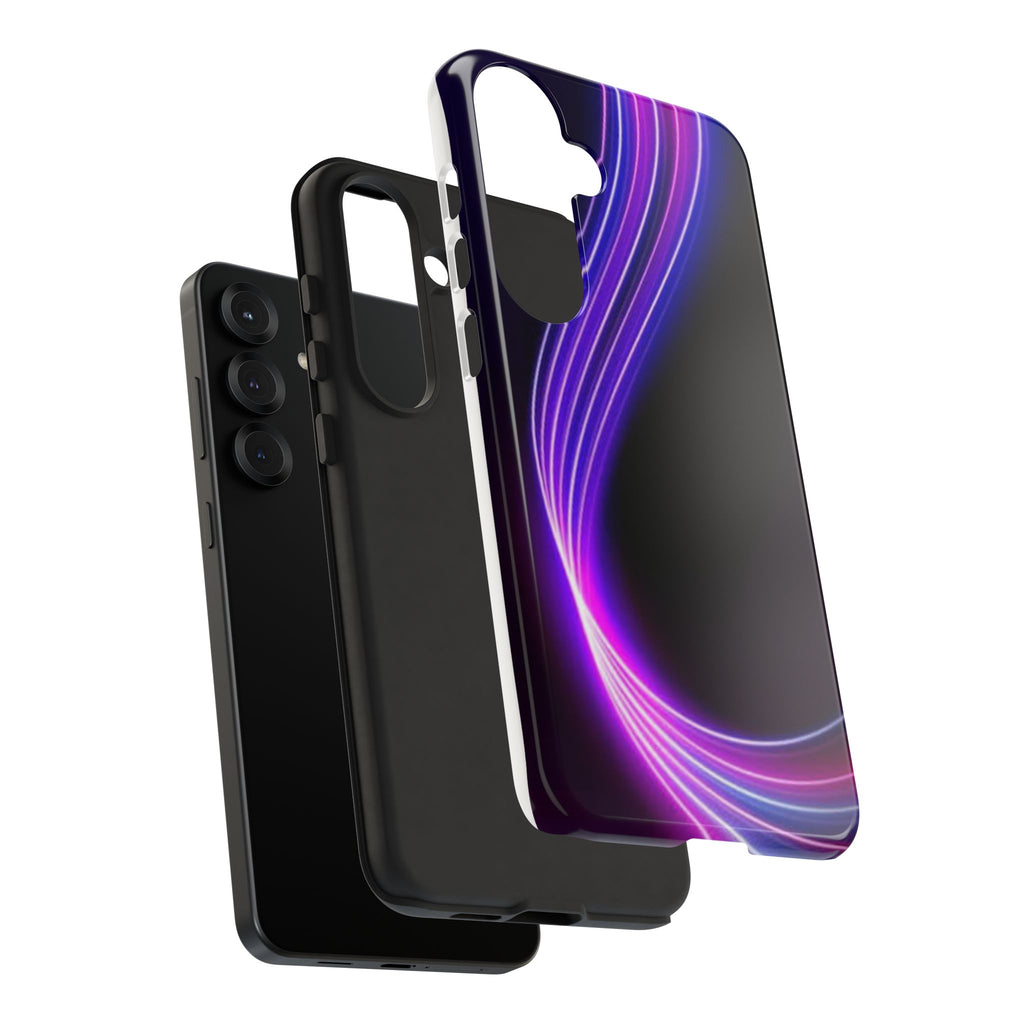 Neon Wave Tough Phone Case