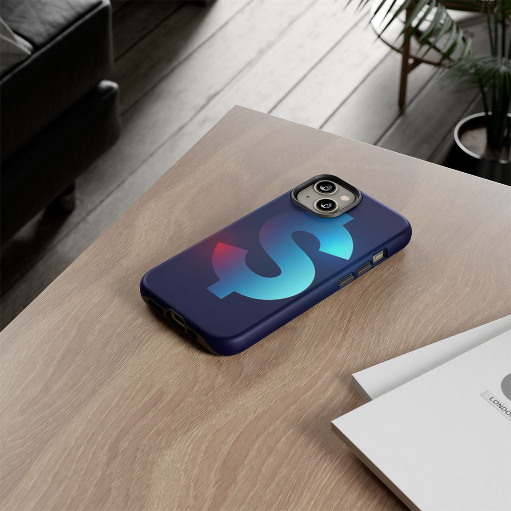 Dollar Sign Tough Phone Case — Protective Glossy Money Symbol iPhone Case