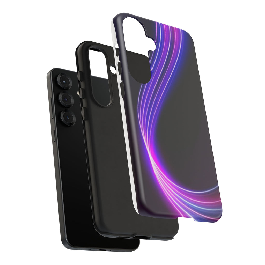 Neon Wave Tough Phone Case