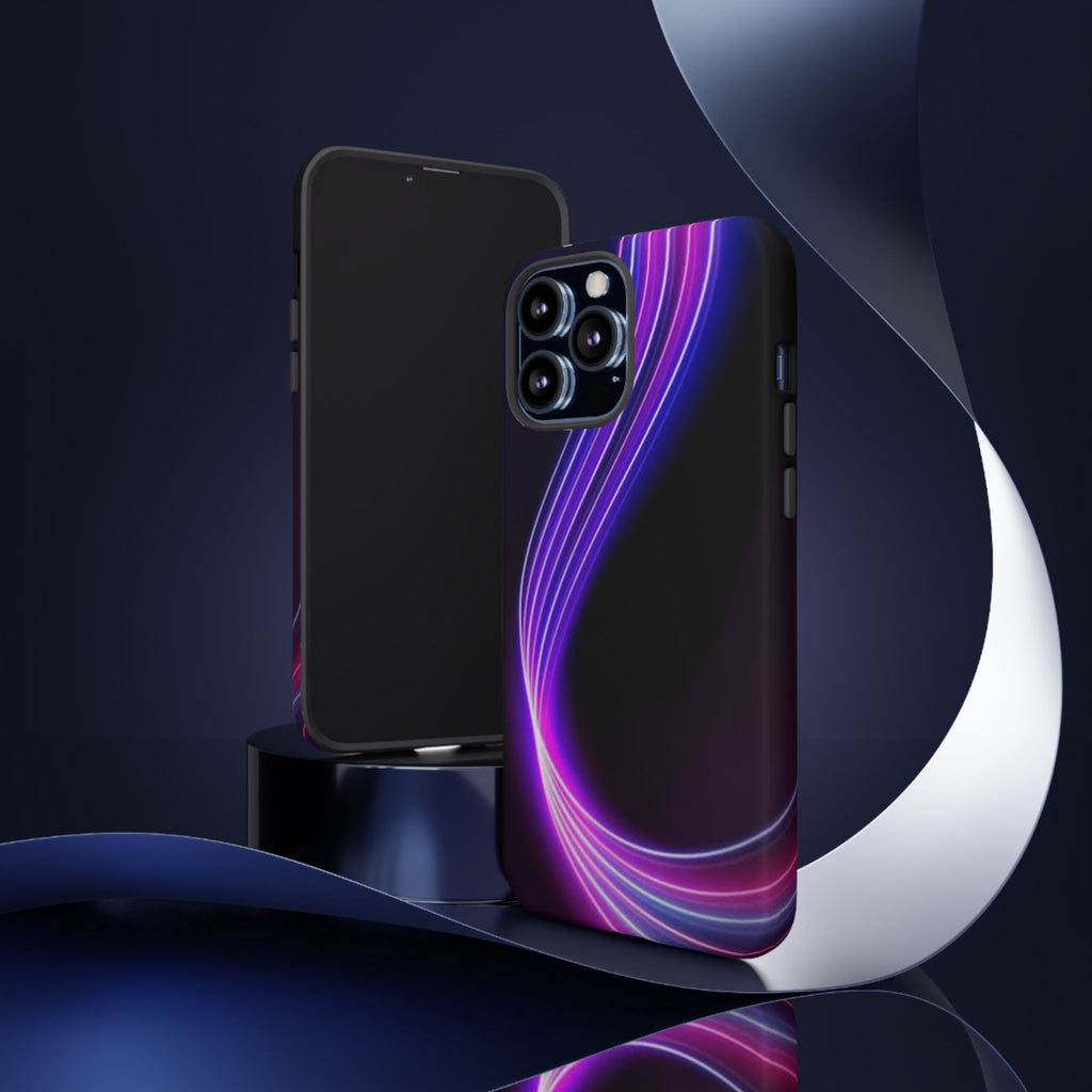 Neon Wave Tough Phone Case