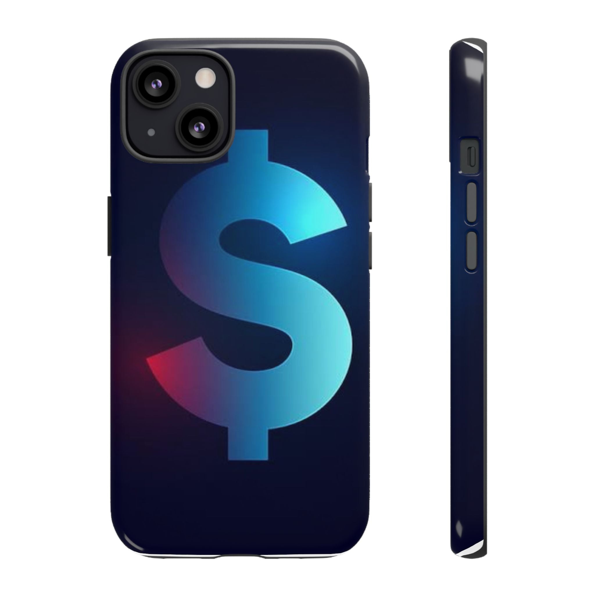Dollar Sign Tough Phone Case — Protective Glossy Money Symbol iPhone Case