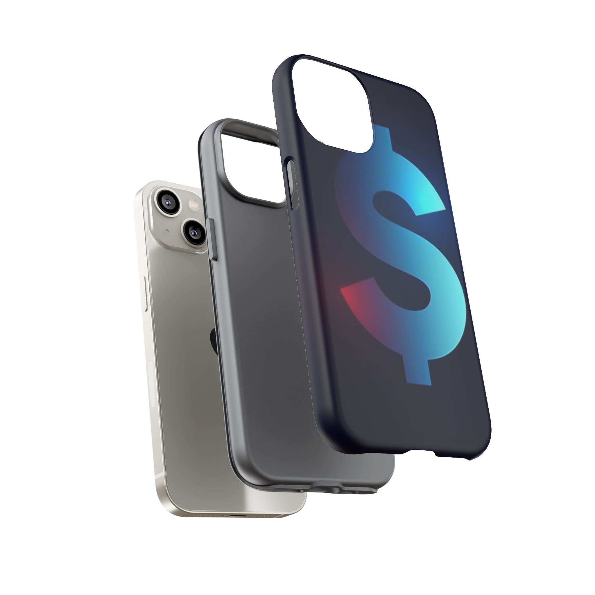 Dollar Sign Tough Phone Case — Protective Glossy Money Symbol iPhone Case