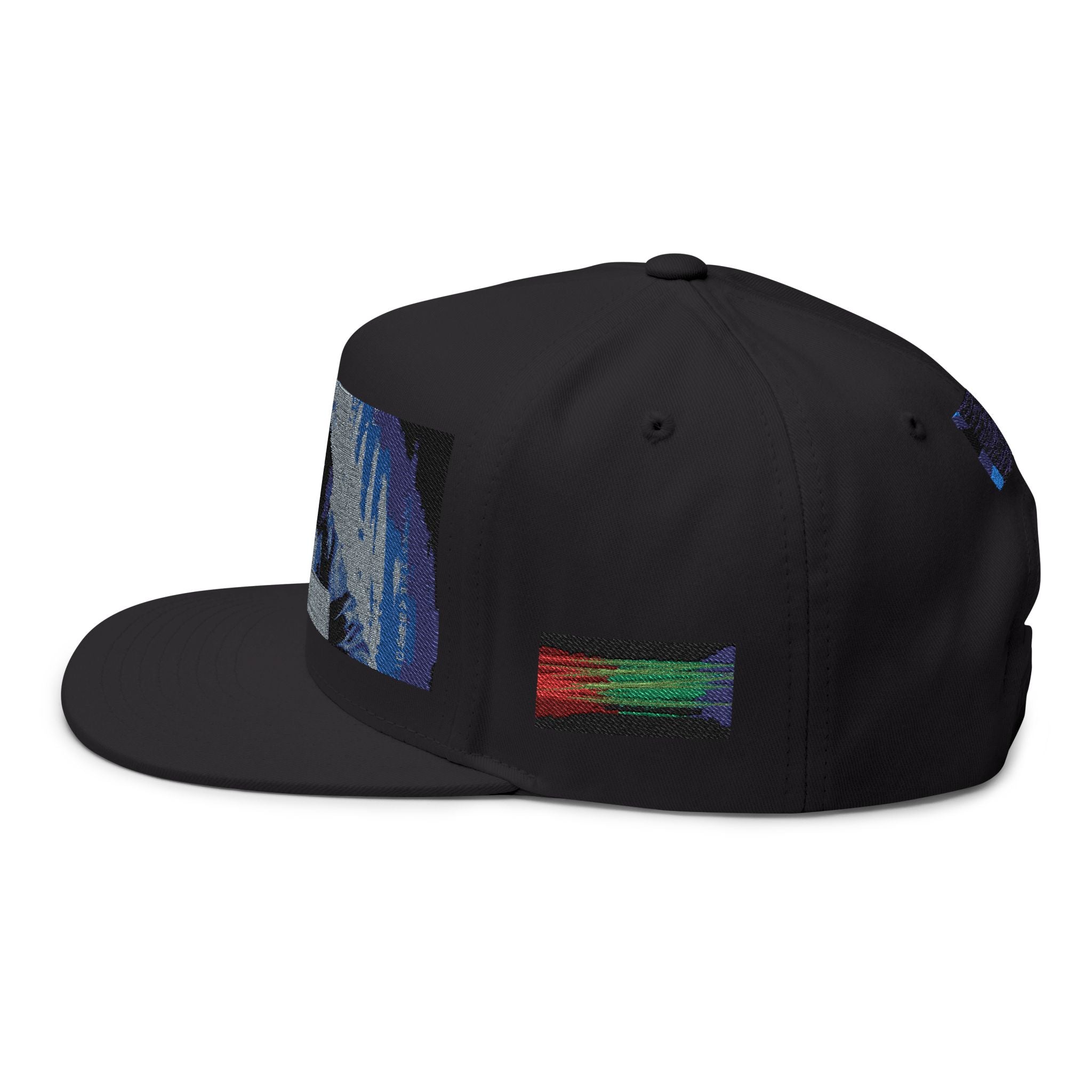 Hacker Rain Flat Bill Cap