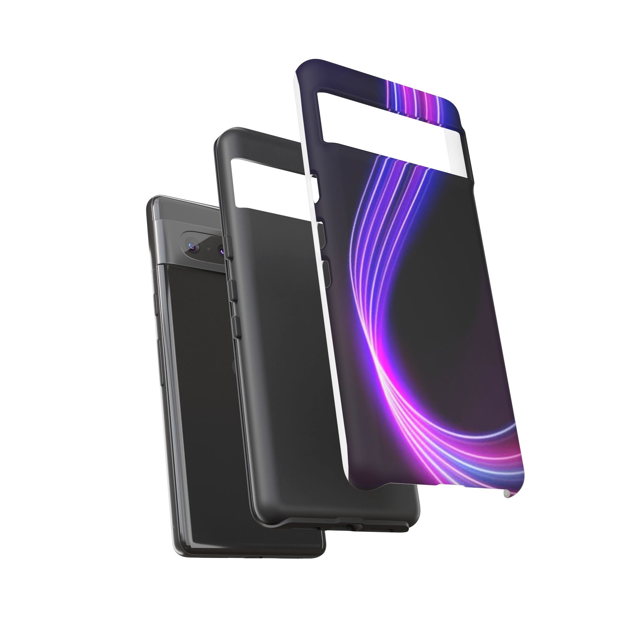 Neon Wave Tough Phone Case