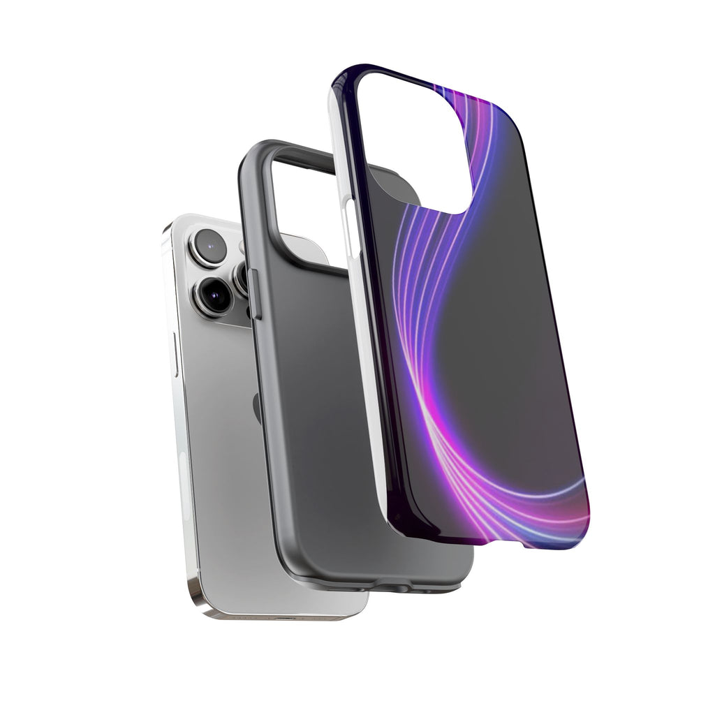 Neon Wave Tough Phone Case