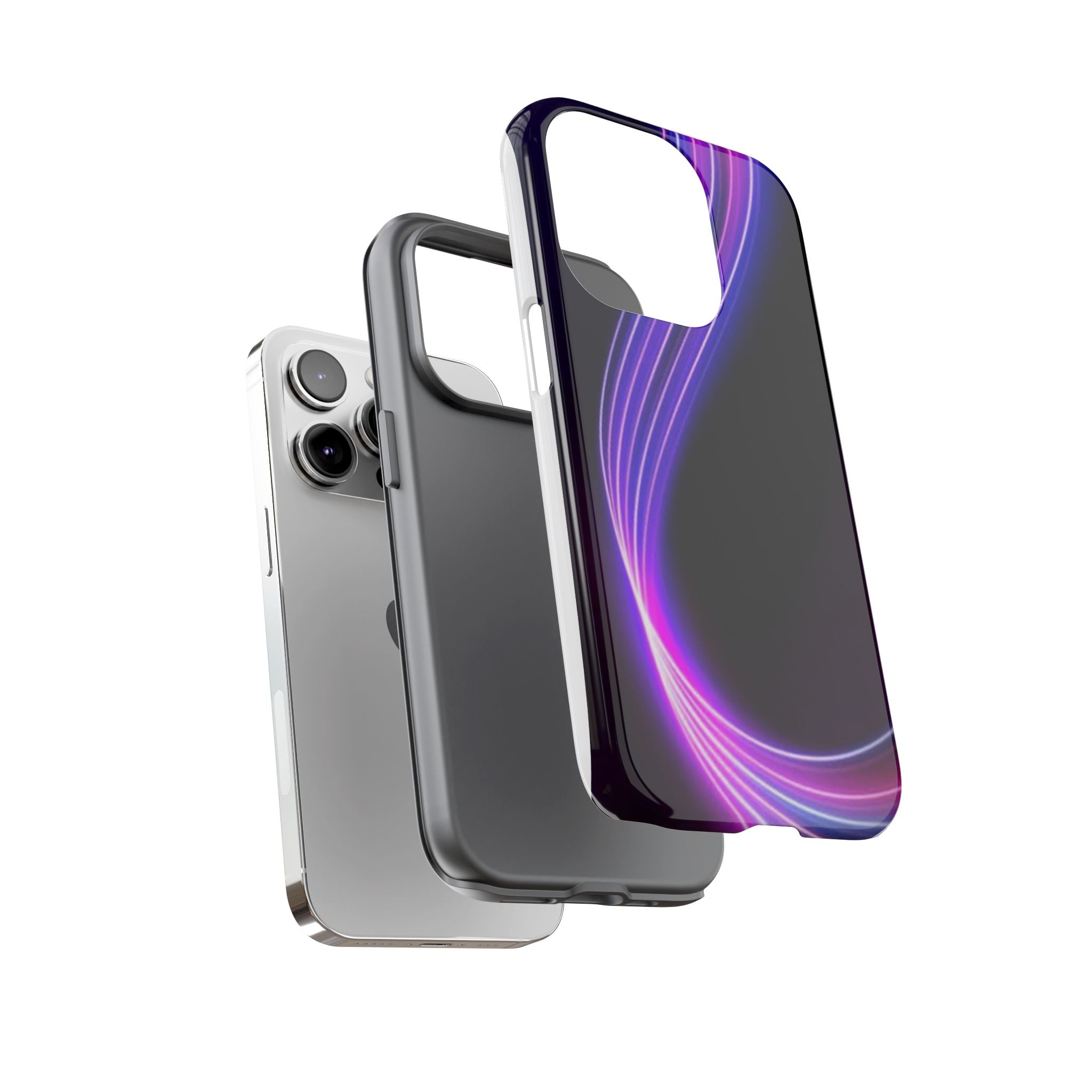 Neon Wave Tough Phone Case