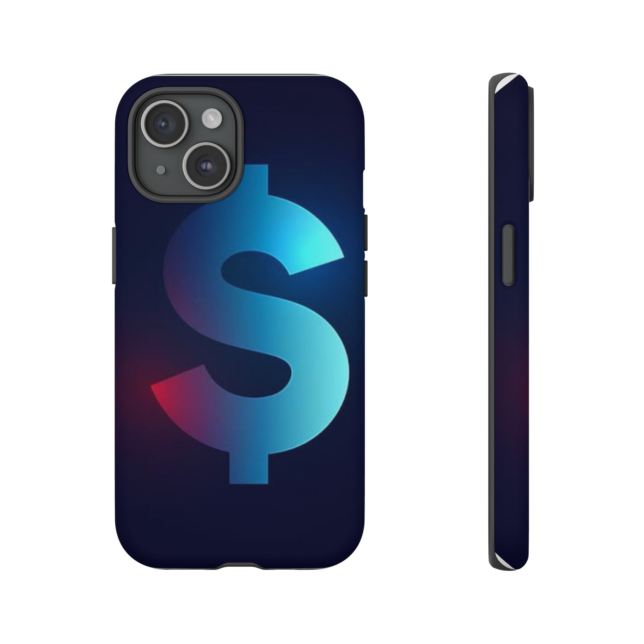Dollar Sign Tough Phone Case — Protective Glossy Money Symbol iPhone Case