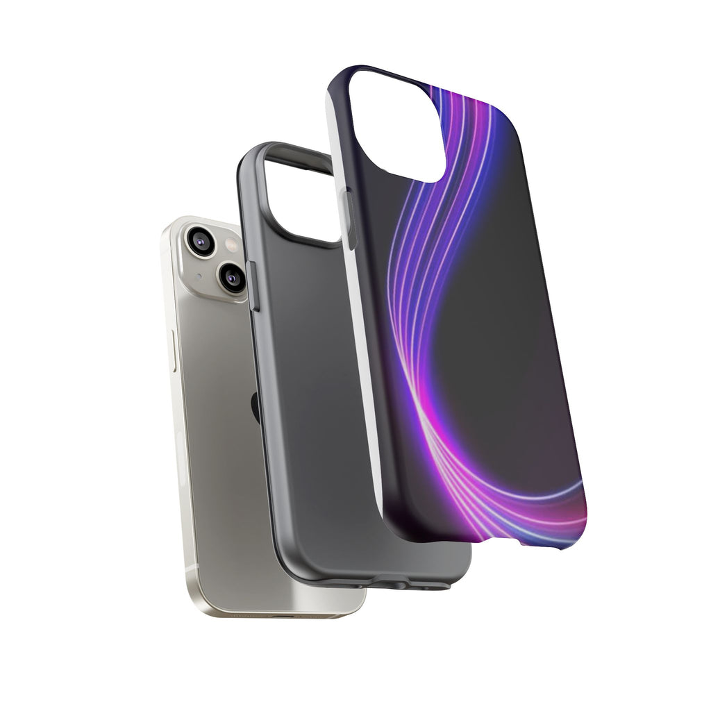 Neon Wave Tough Phone Case