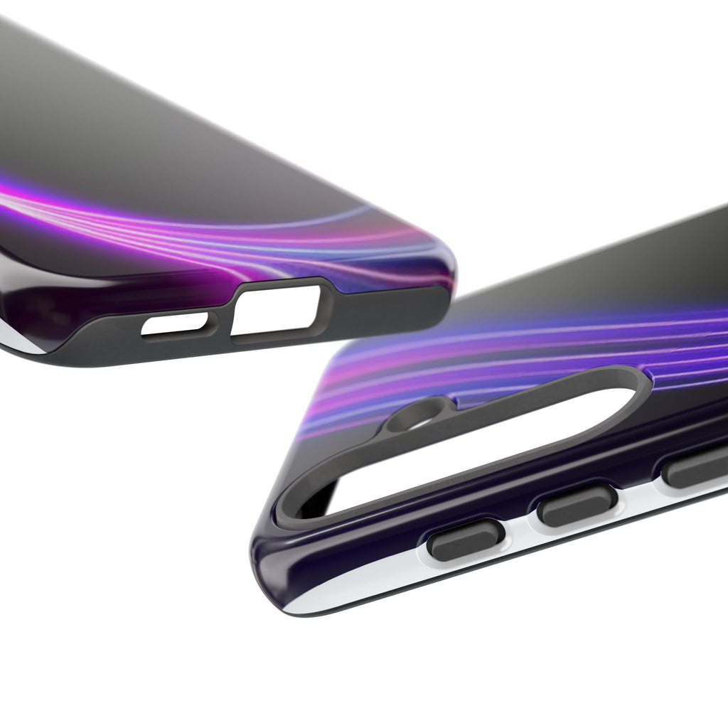 Neon Wave Tough Phone Case