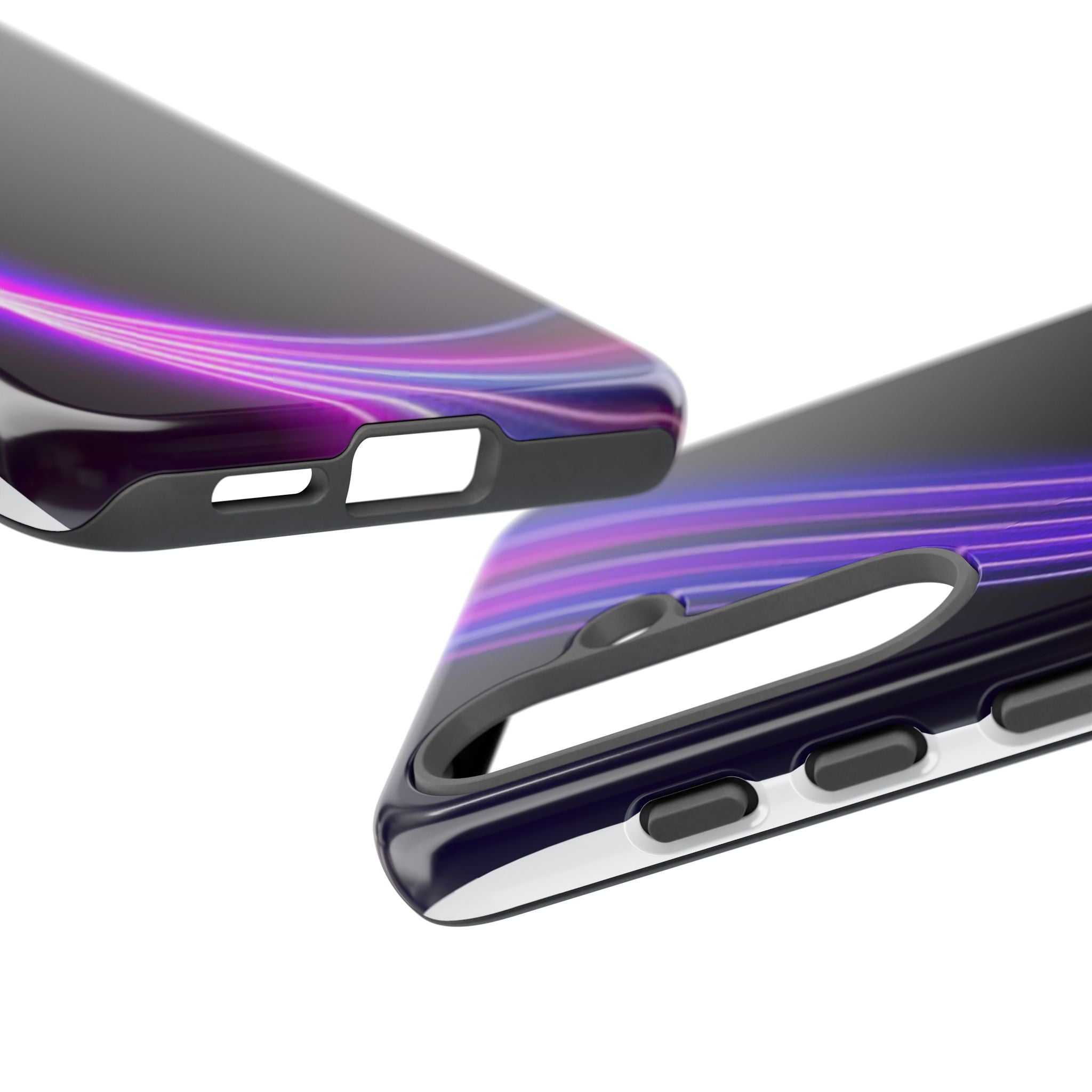 Neon Wave Tough Phone Case