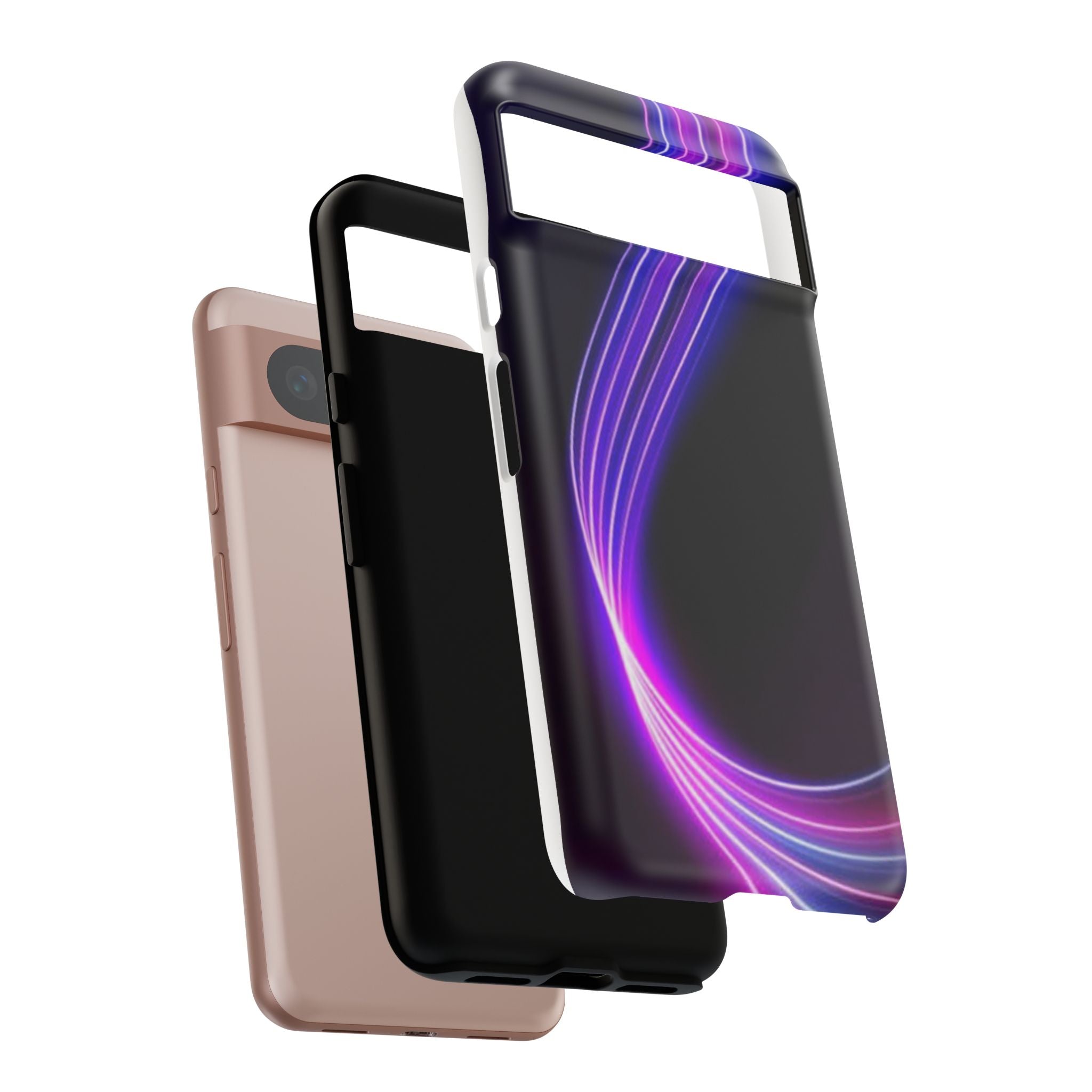 Neon Wave Tough Phone Case