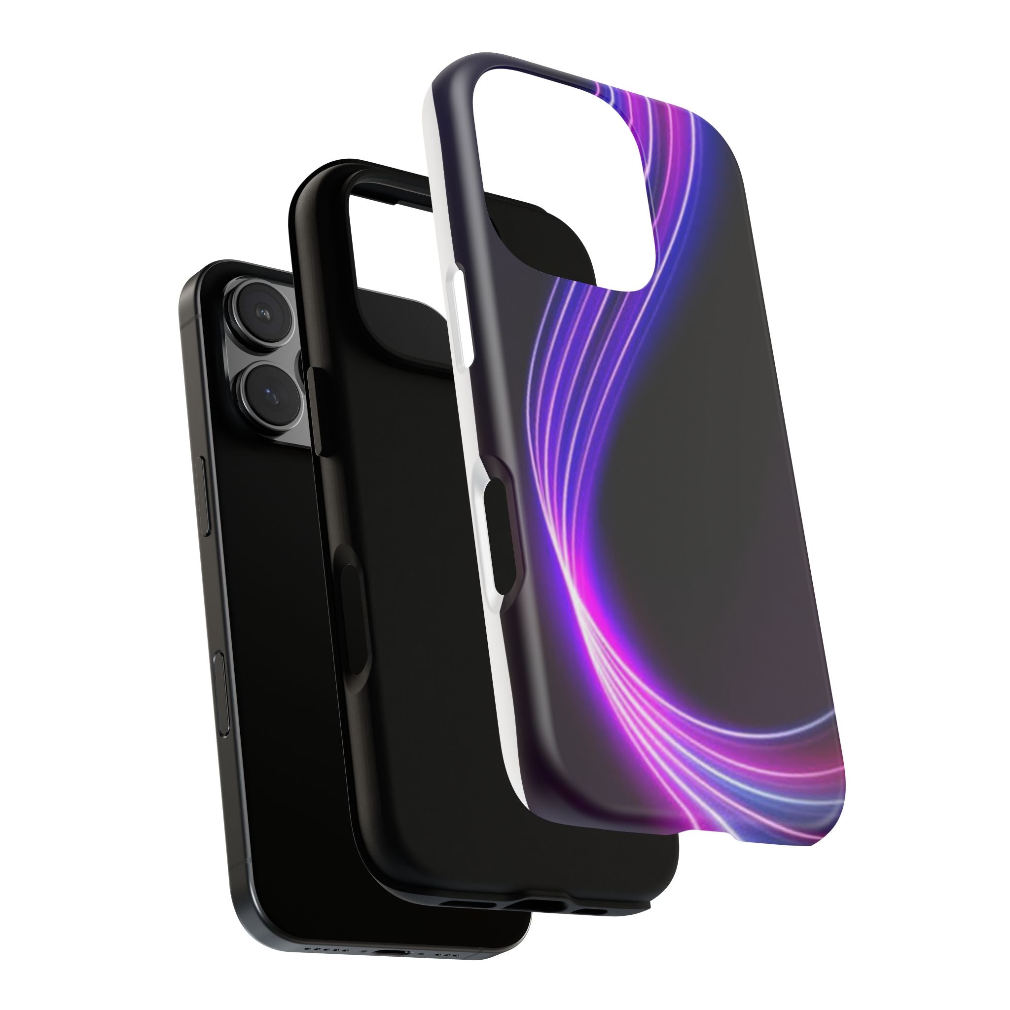 Neon Wave Tough Phone Case