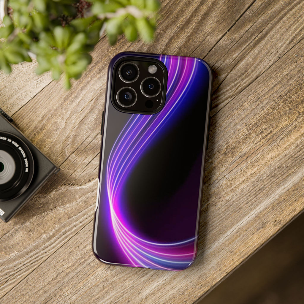 Neon Wave Tough Phone Case
