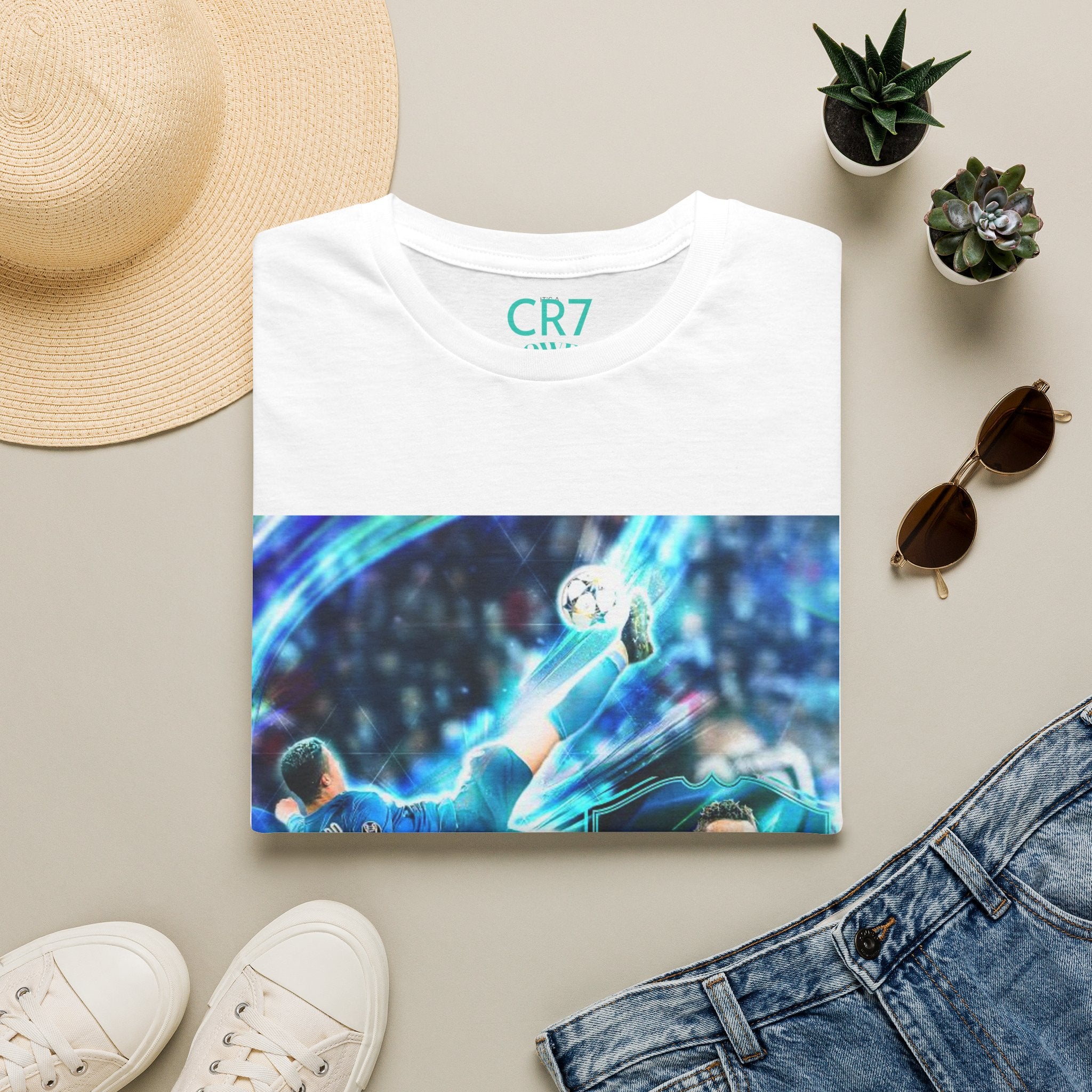 Soccer Save Graphic Tee — Dynamic Goalkeeper Action