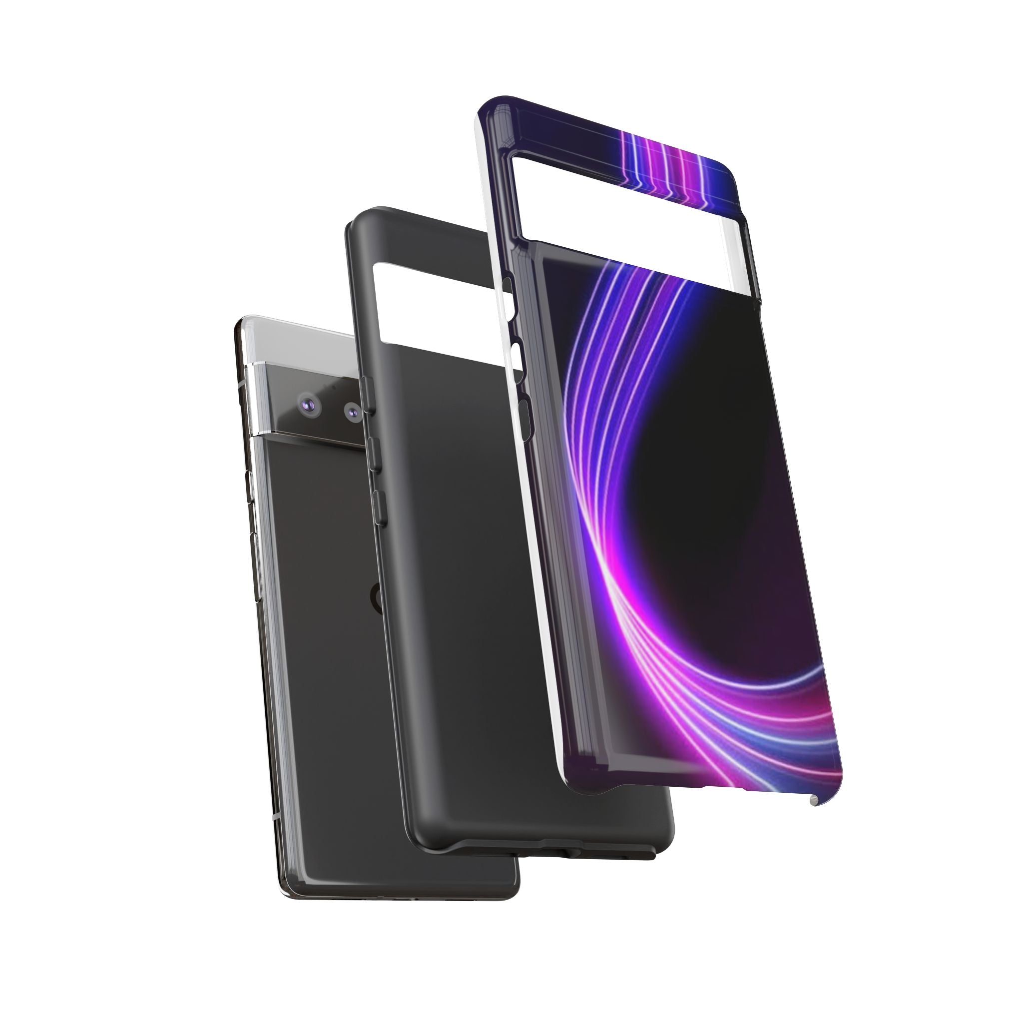 Neon Wave Tough Phone Case